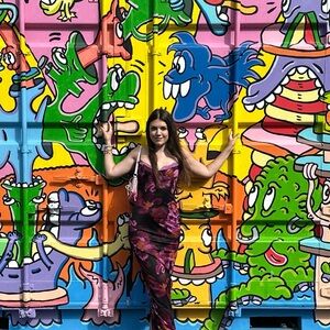 SHEIN Purple Maxi Dress